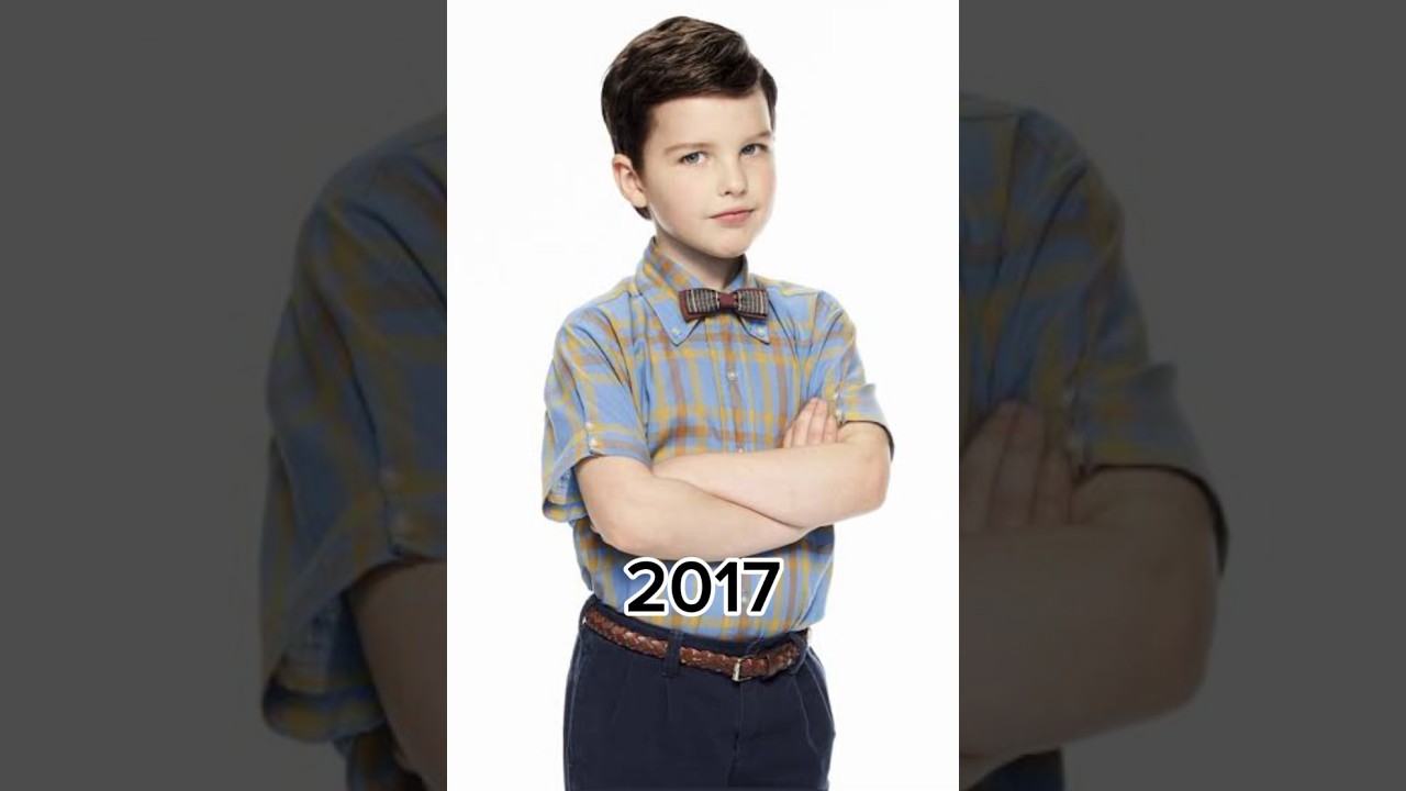 Iain Armitage evolution edit #youngsheldon #sheldoncooper #edit