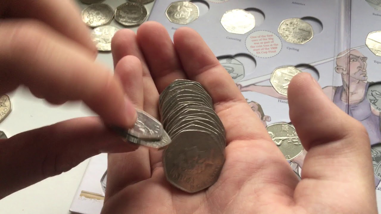 FILLING A 50P OLYMPIC ALBUM #10 - GREAT FINDS!!! - &pound;500 IN 50P COINS Part2 - UkCoinHUNT