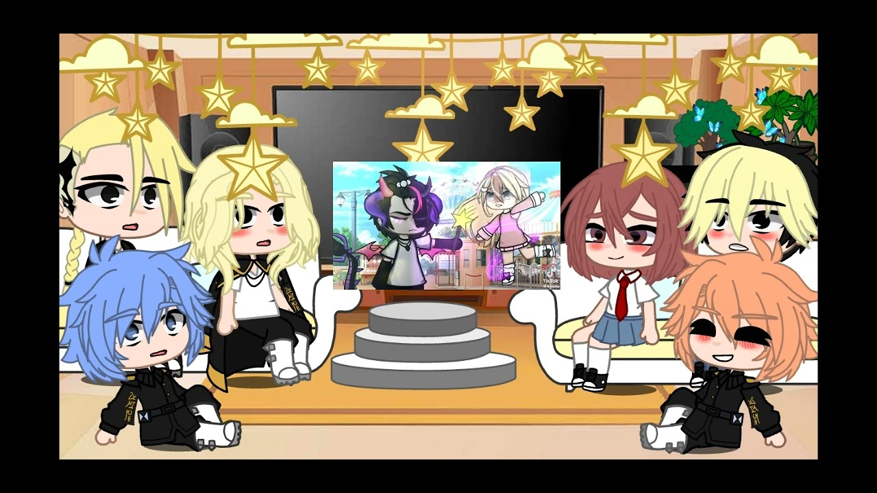 tokyo revengers react to takemichi as random gacha tiktoks 1/2
