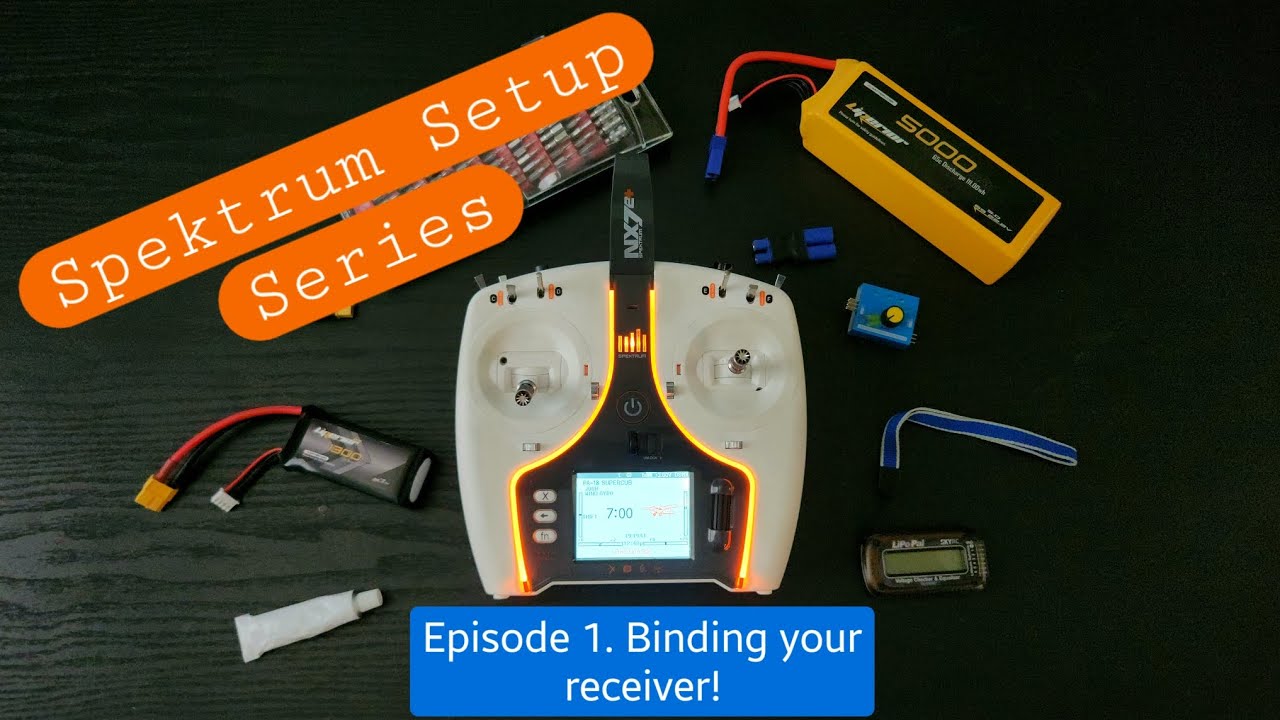 [Spektrum Setup Series] - Episode 1. Binding your transmitter to your reciever!