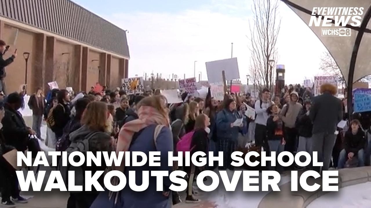 ICE walkouts continue to happen at high schools nationwide