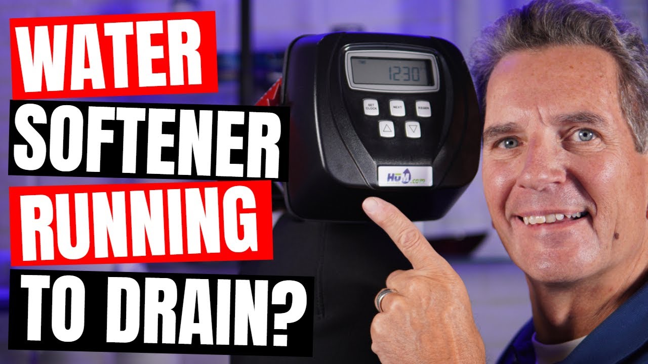 WATER SOFTENER Troubleshooting &ndash; CONSTANTLY DRAINING