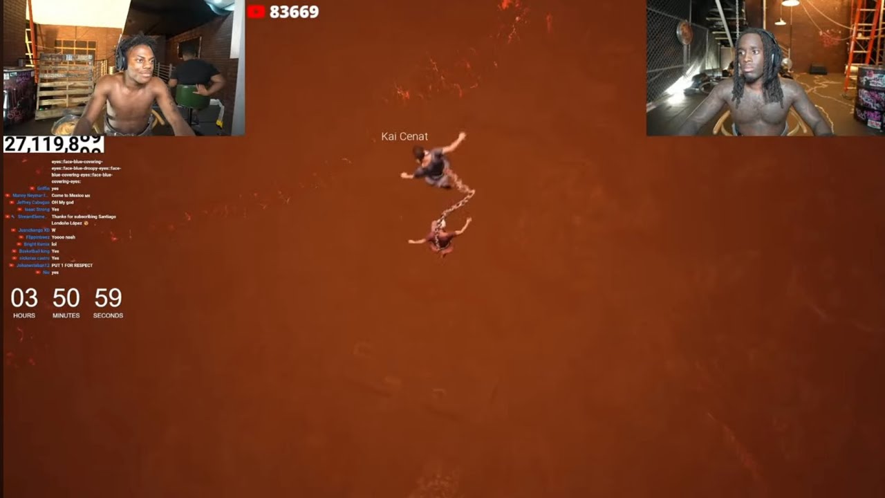 Everytime Speed and Kai Cenat fell playing Chained Together!😂 Rage Compilation