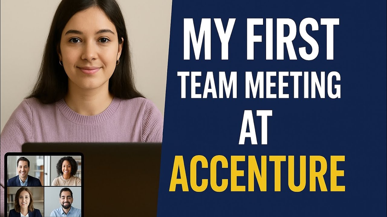My First Team Meeting at Accenture 🧑&zwj;💼 | What Happens, How to Prepare & My Experience
