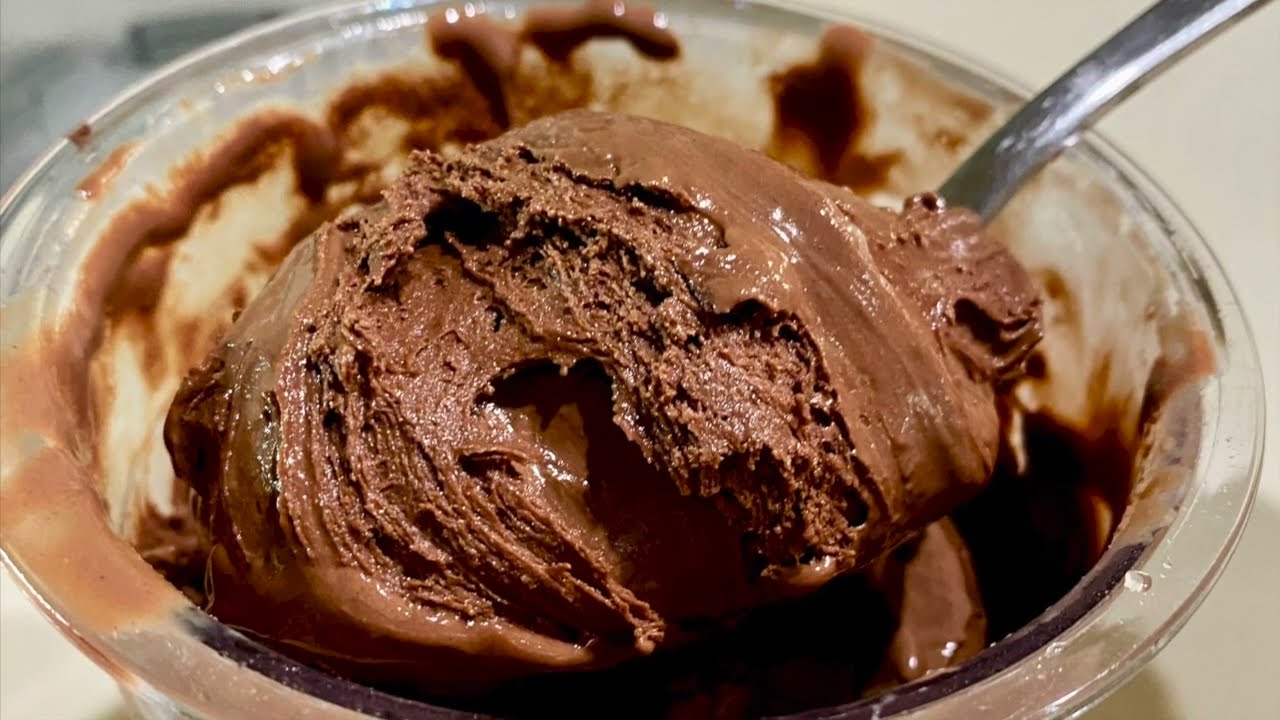 Homemade Chocolate Ice-Cream Recipe for Ninja Creami Sweetened with Coconut Sugar