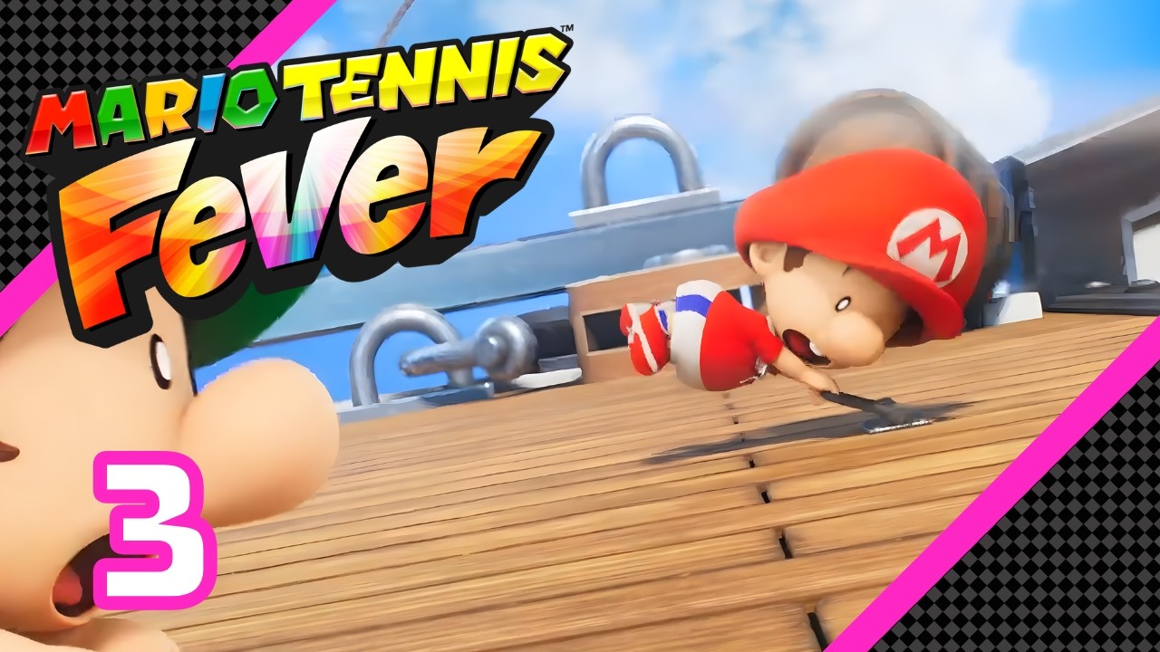 Mario Tennis Fever - Adventure: In The Sky & Ice Ruins - 100% Playthrough (3)