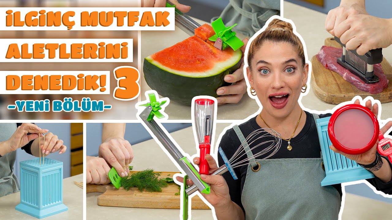 İlgin&ccedil; Mutfak Aletlerini Denedik! TAM 11 YENİ &Uuml;R&Uuml;N&Uuml; Daha Test Ettik. Gerekliler mi? Gereksizler mi?