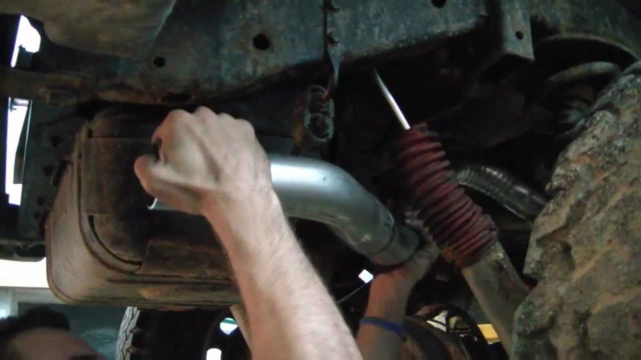 TJ jeep exhaust cherry bomb