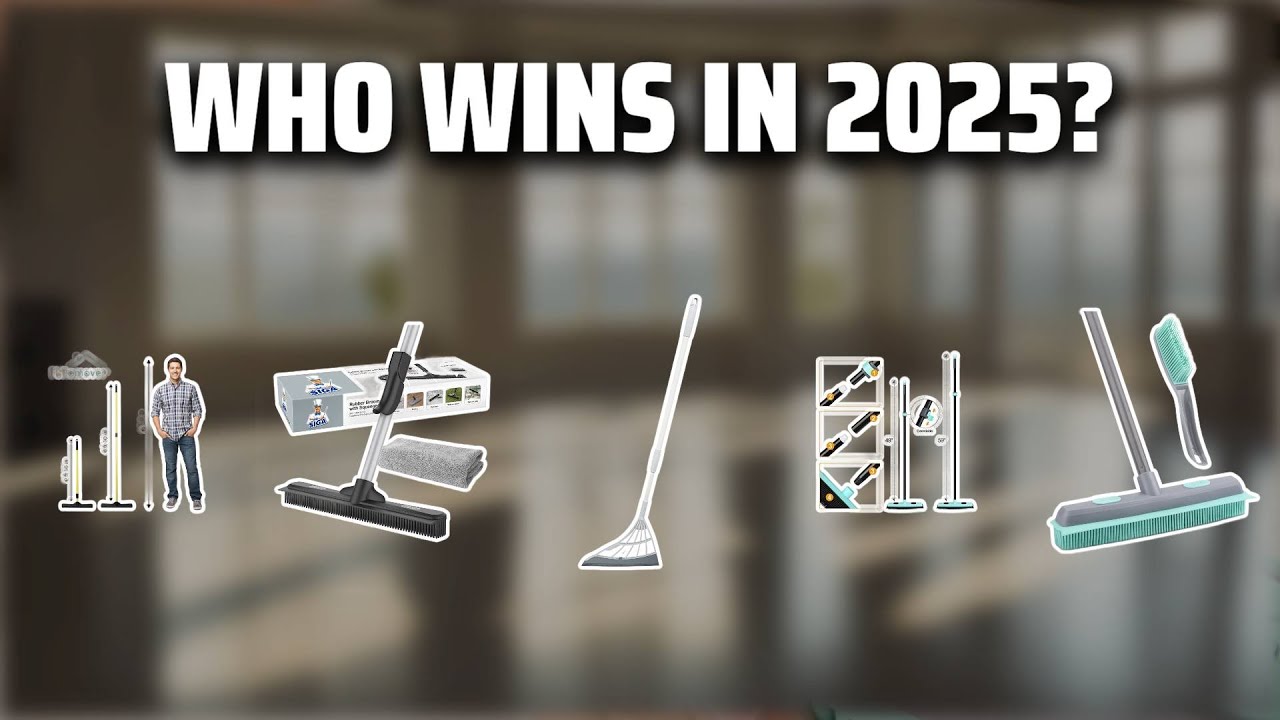 The Top 5 Best Rubber Bristle Broom in 2025 - Must Watch Before Buying!