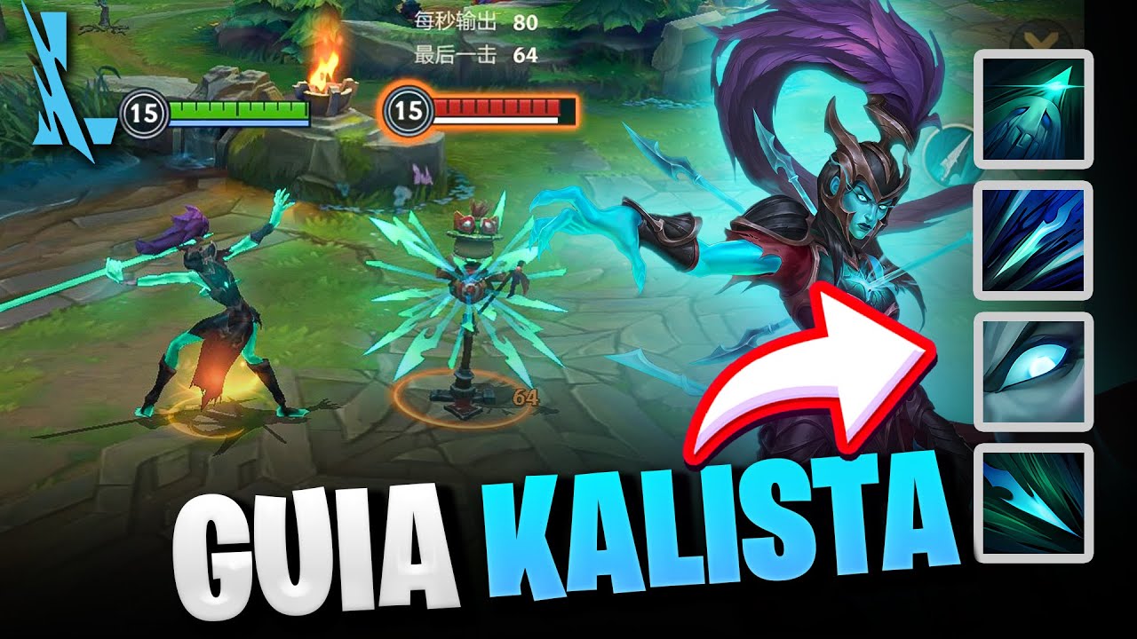 COMO JOGAR DE KALISTA NO WILD RIFT, GUIA COMPLETO.