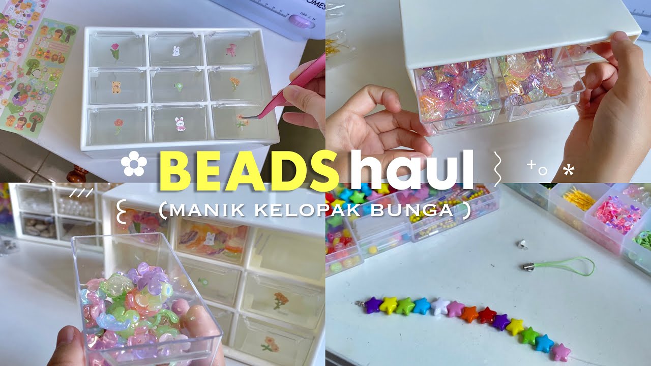 studio vlog ( beads haul + phone strap ) 𖧧 ₊ ༝ ･
