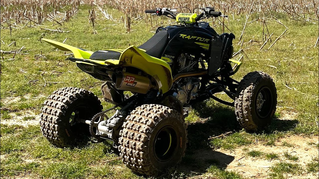 First Ride with the New RP Race Exhaust(2022 Raptor 700r SE)