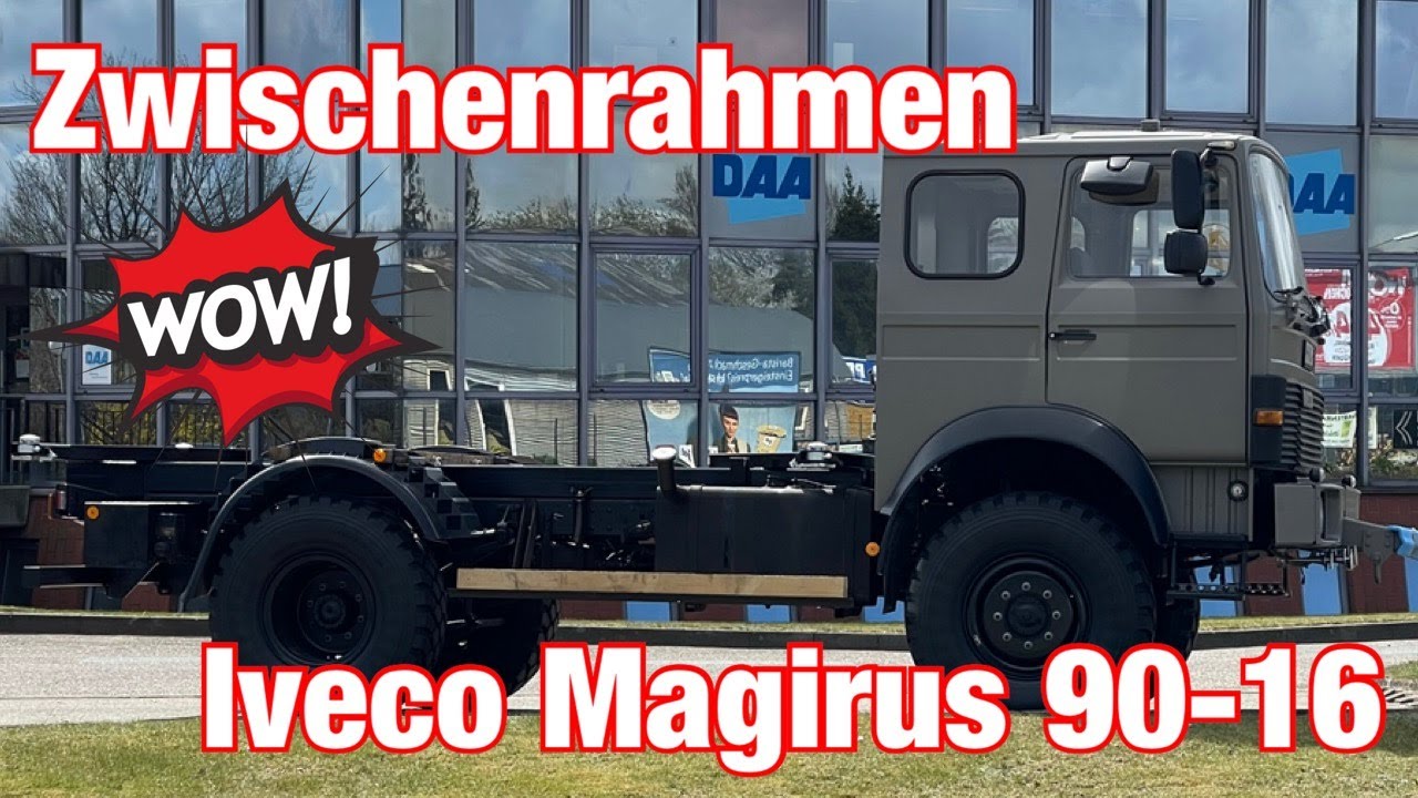 Zwischenrahmen Rahmen Magirus Iveco 90 16 f&uuml;r Bundeswehr Zeppelin Shelter Ausbau Expeditionsmobil