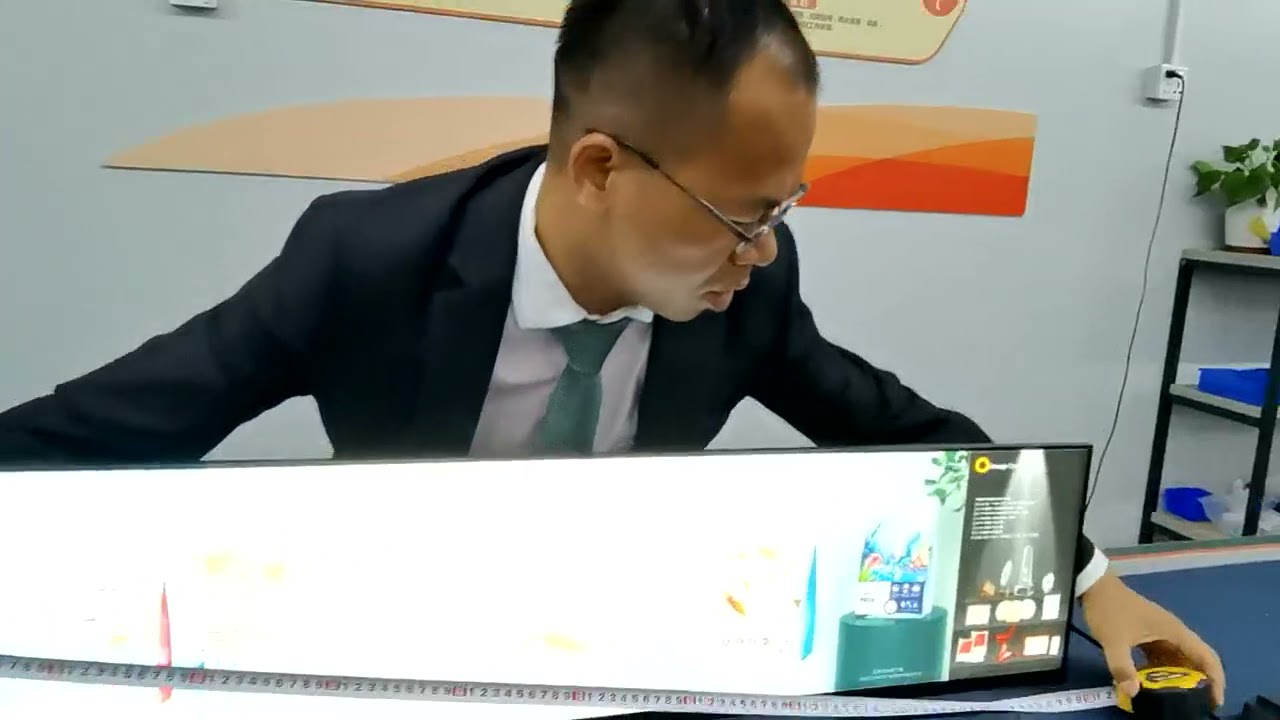 47.6 inch 120cm long streched display for shelf edge