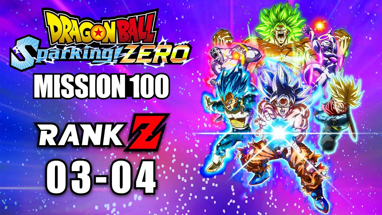 MISSION 03-04 DRAGON BALL SPARKING ZERO - RANK Z Missione 100