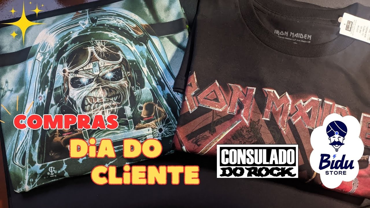 Compras Dia do Cliente 🛍️ 🤟🏻 (Consulado do Rock e Bidustore)