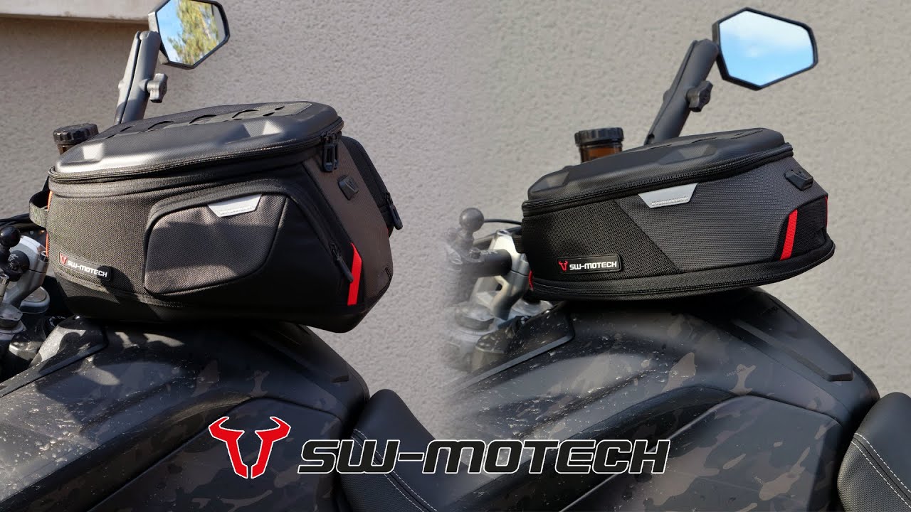Test des sacoches de réservoir SW Motech PRO Daypack et Trial : le support magnétique attractif