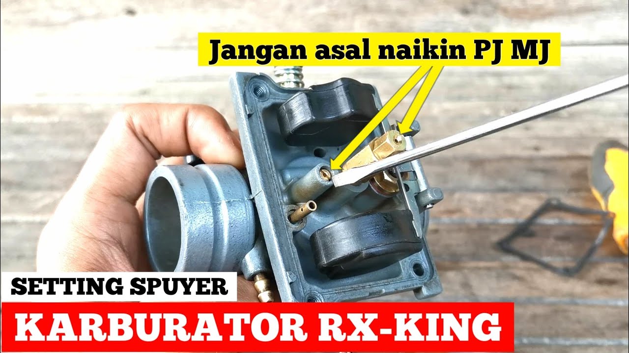 CARA MUDAH SETTING PJ MJ KARBURATOR RX KING