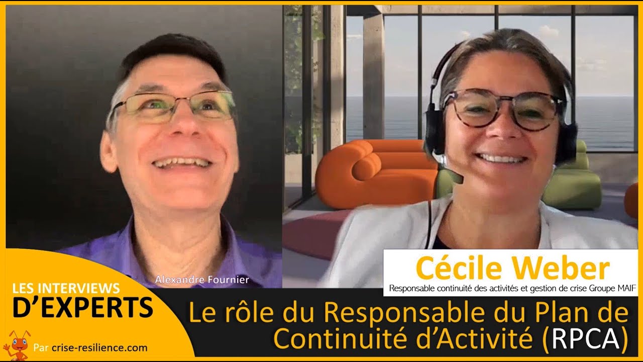 Quel est le rôle du responsable de continuité d'activité ?