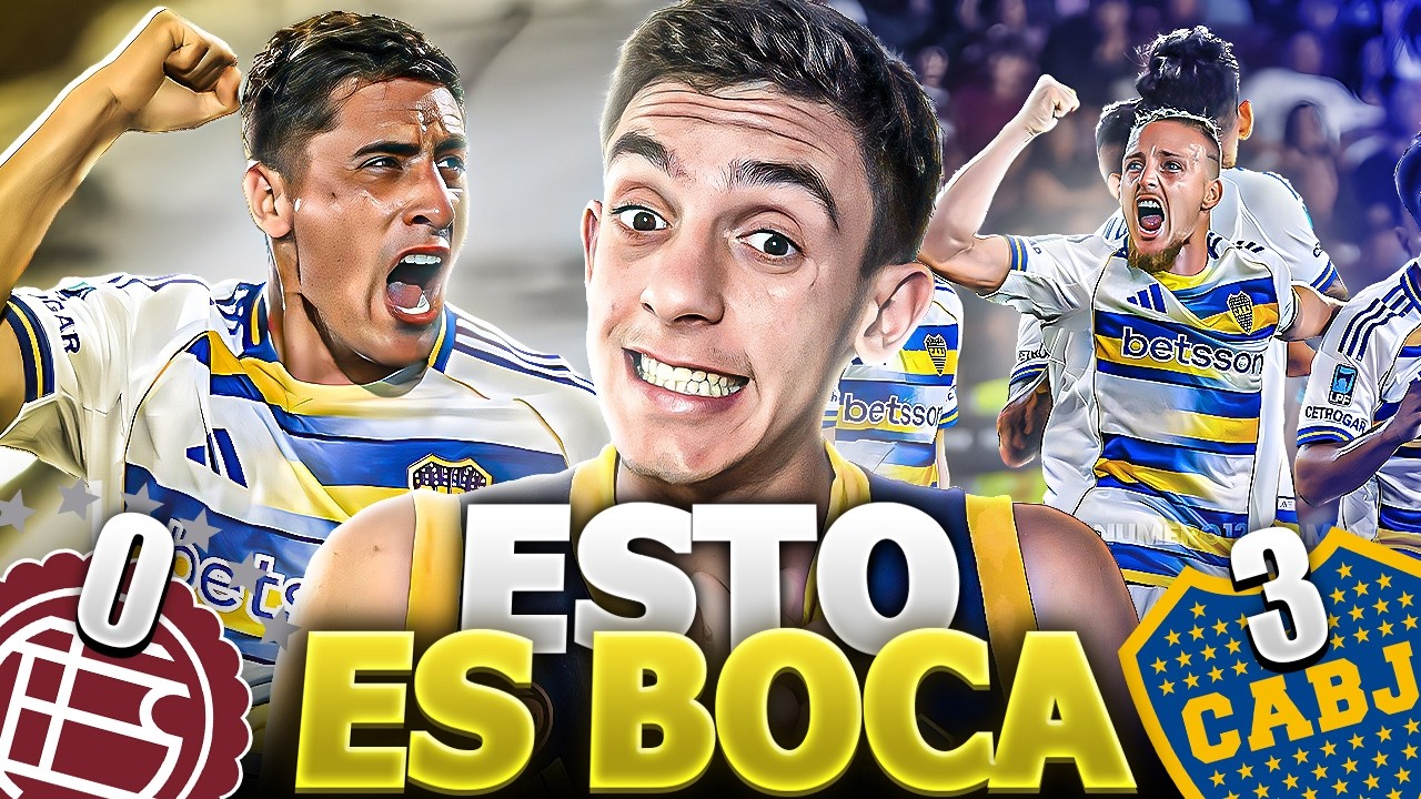 ⚽ BOCA VOLVIÓ A SER BOCA I EL XENEIZE VENCIÓ A LANÚS 3-0 EN LA FORTALEZA