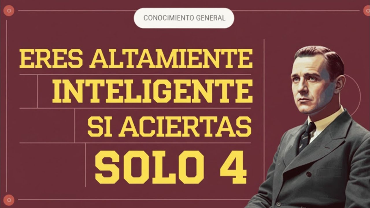 🚀🤯 ERES ALTAMENTE INTELIGENTE SI ACIERTAS SOLO 4 🧠🔥 | TEST DE IQ IMPOSIBLE 💡 | DRIVEN INSIGHT