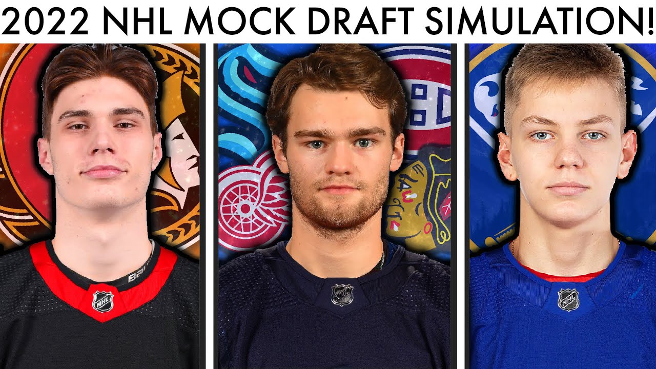 2022 NHL Mock Draft Simulation! (MOCK TRADES + FULL Top 16 Order Predictions & NHL Draft Lottery)