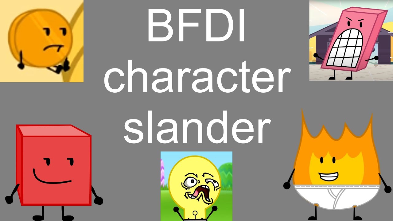 BFDI character slander