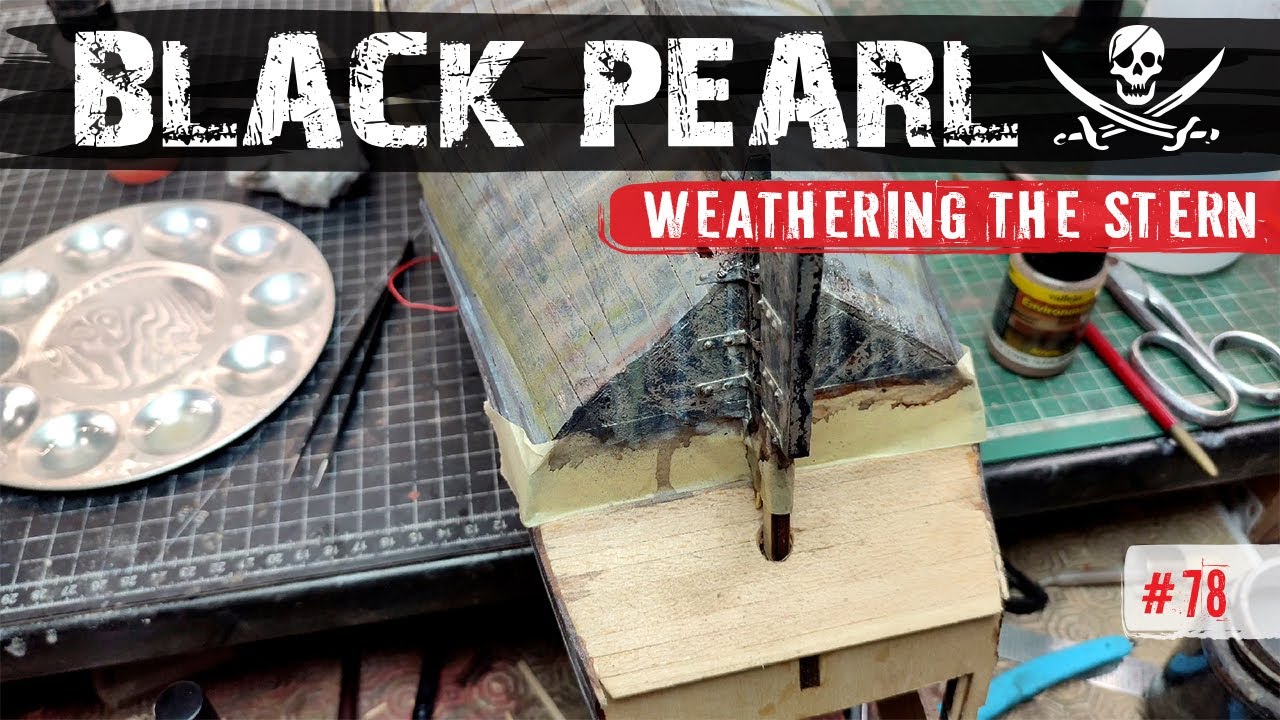 Building the Black Pearl model ship - part 78