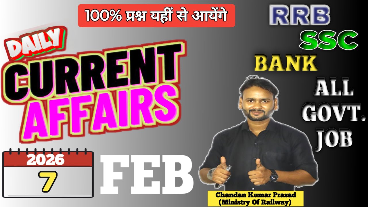 7 Feb Daily Current Affairs || Ssc Mts Current Affairs || Ignited Institute