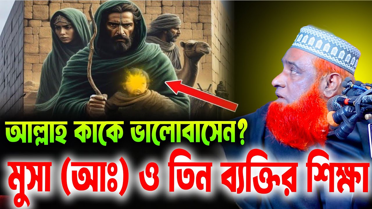 আল্লাহ কাকে ভালোবাসেন? | মুসা (আঃ) ও তিন ব্যক্তির শিক্ষা । বজলুর রশিদ ওয়াজ ২০২৫ । Bazlur Rashid