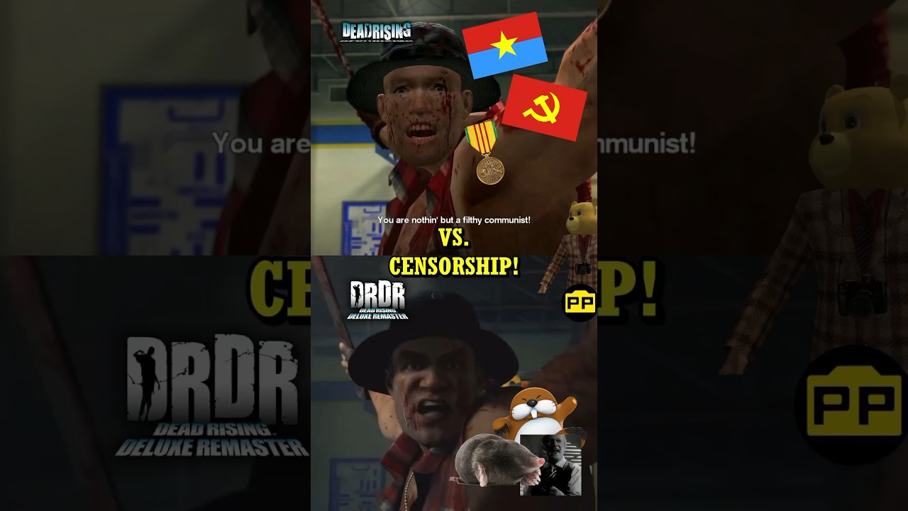 Dead Rising Deluxe Remaster vs. Original Comparison - Cliff Drama #shorts #gaming #deadrising #drama