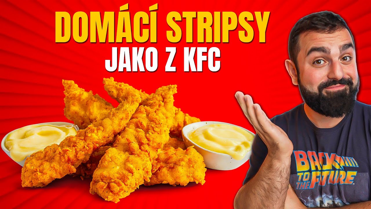 Dom&aacute;c&iacute; STRIPSY jako z KFC &ndash; Jednoduch&yacute; recept v horkovzdu&scaron;n&eacute; frit&eacute;ze!