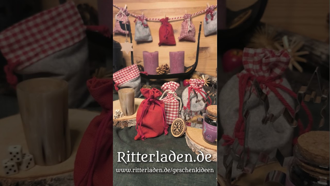 Ideen f&uuml;r deinen Mittelalter-Adventskalender!  #medieval #vikings #ritterladen #shorts