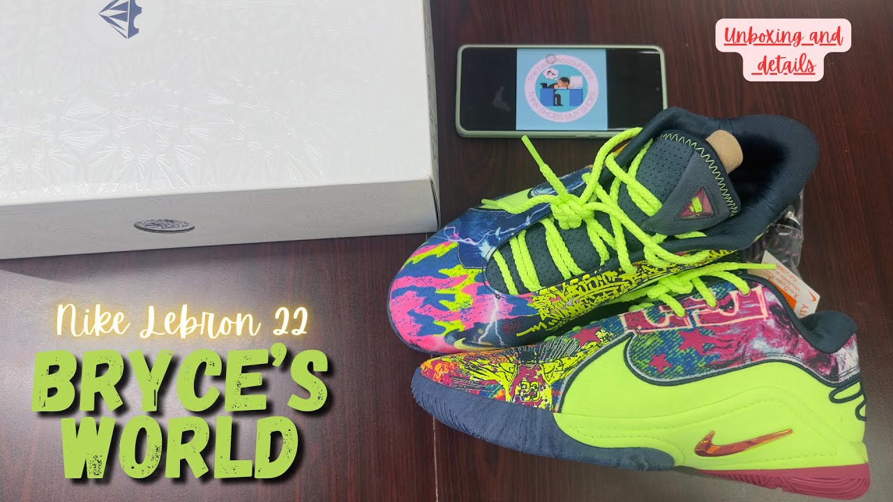 Nike Lebron XXII «BRYCE’S WORLD» очень красочные. #распаковка #баскетбольныекроссовки #lebronjame...