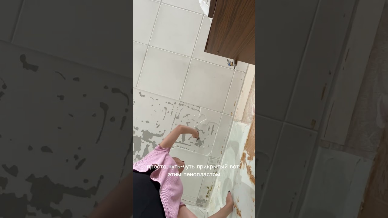 Пенопластовый потолок - одно сплошное безобразие #ремонт