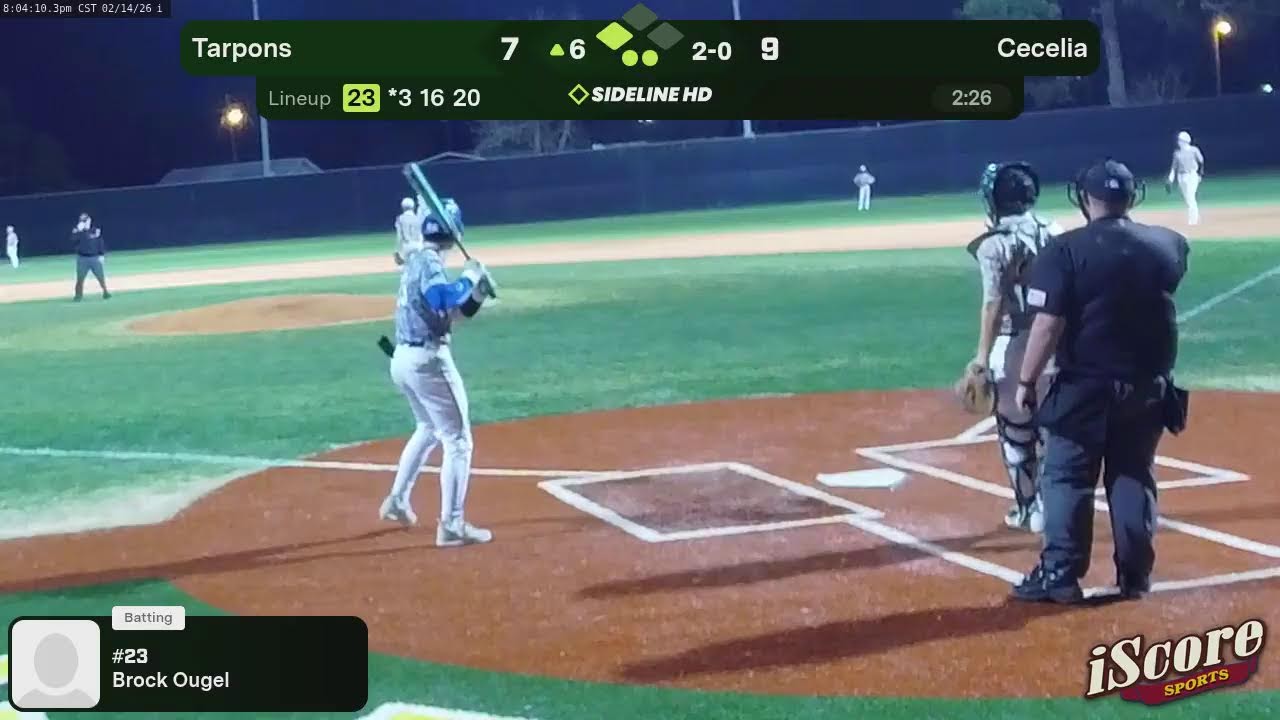SL Tarpons vs Cecelia (2026.02.14)