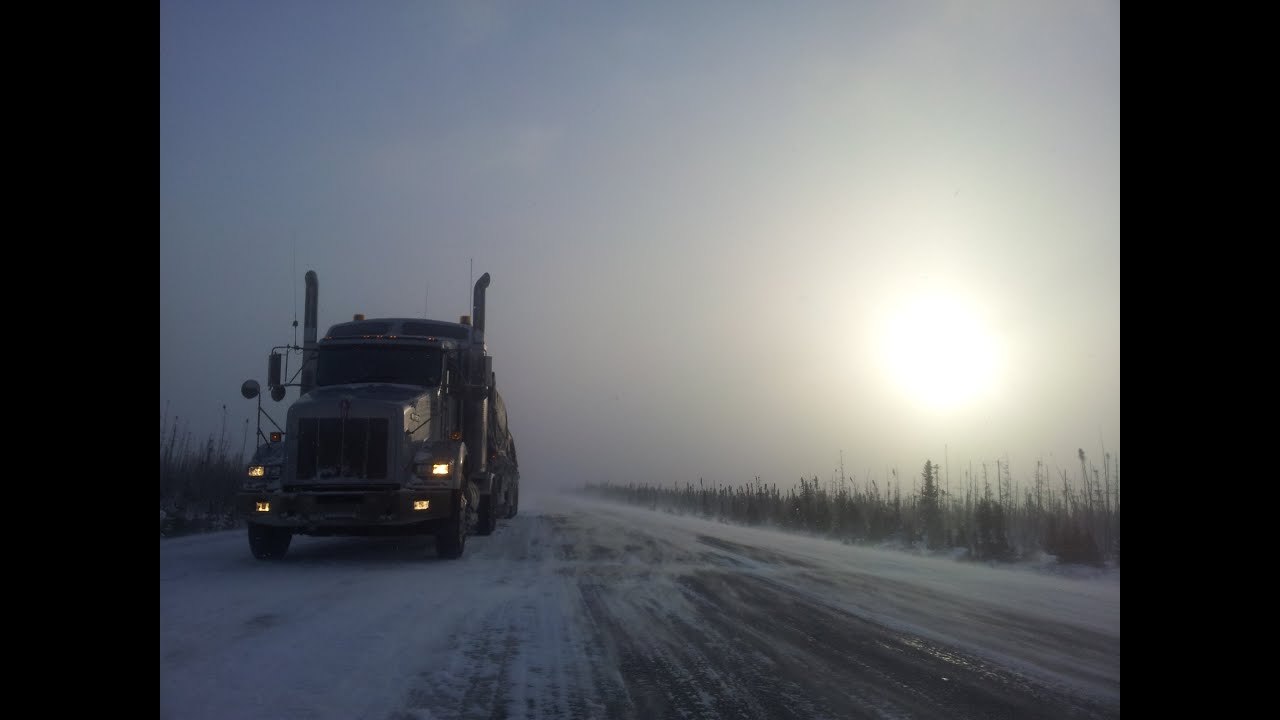 On the road in Baie James Qc November 2013