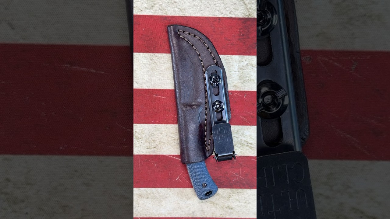 TRM Tagalong EDC Fixed Blade Knife. 