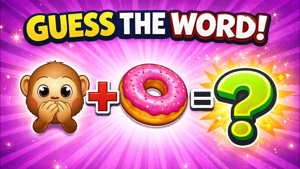 Guess the Word from Emojis 🤔🔥 | Emoji Puzzle Challenge