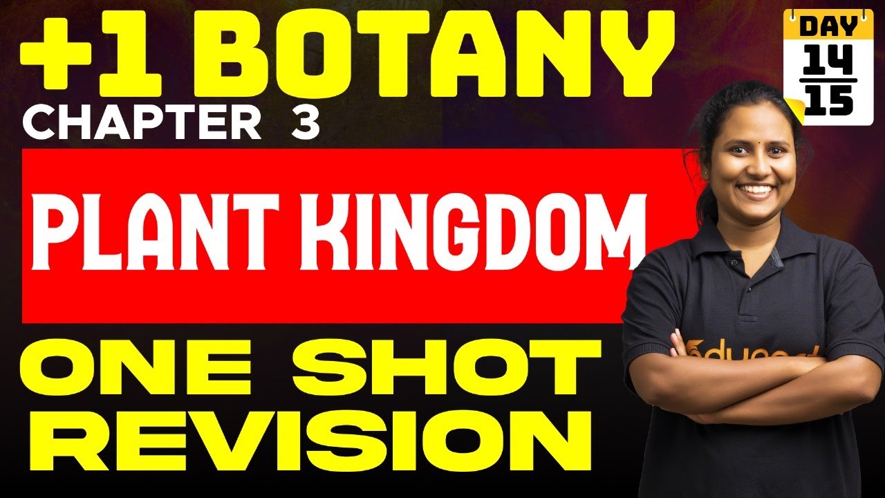 Plus One Onam Exam Biology | Chapter 3 | Plant Kingdom - One Shot | Eduport