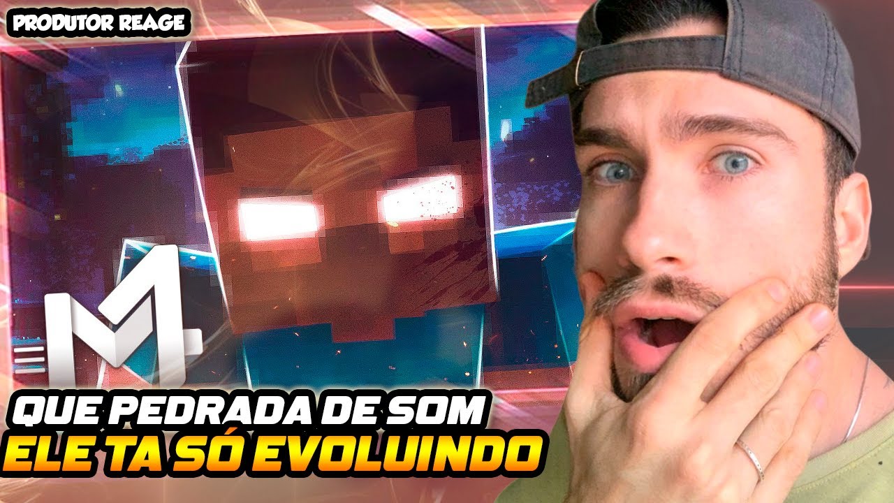 Herobrine (Minecraft) - Sua Pele & Olhos Brancos | M4rkim (REACT, ANÁLISE)