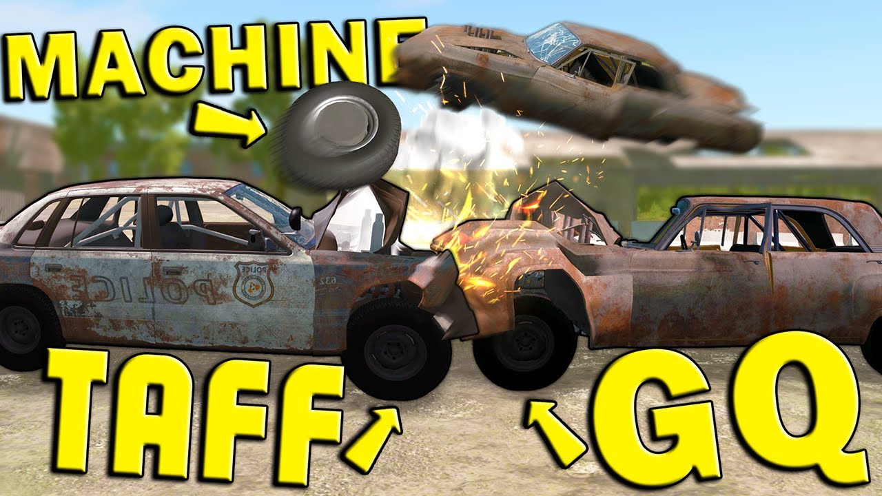 BATALHA de CARROS, QUAL o MAIS RESISTENTE!? BeamNG.drive Multiplayer