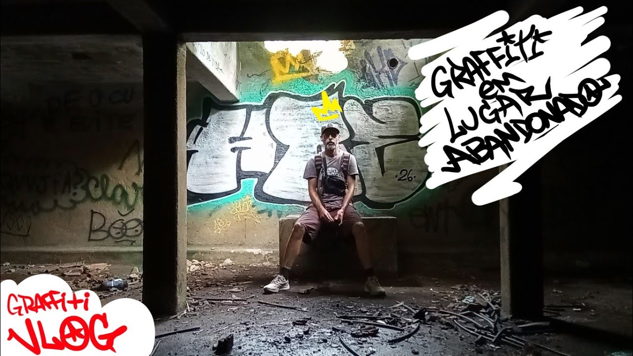 Fazendo Graffiti em lugar abandonado - Graffiti Throw up 