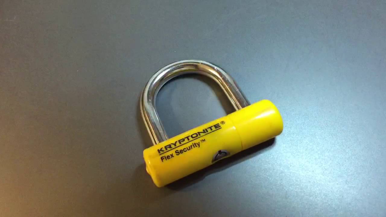 [157] Kryptonite Flex Security U-Bolt Padlock Picked (Model 830610)