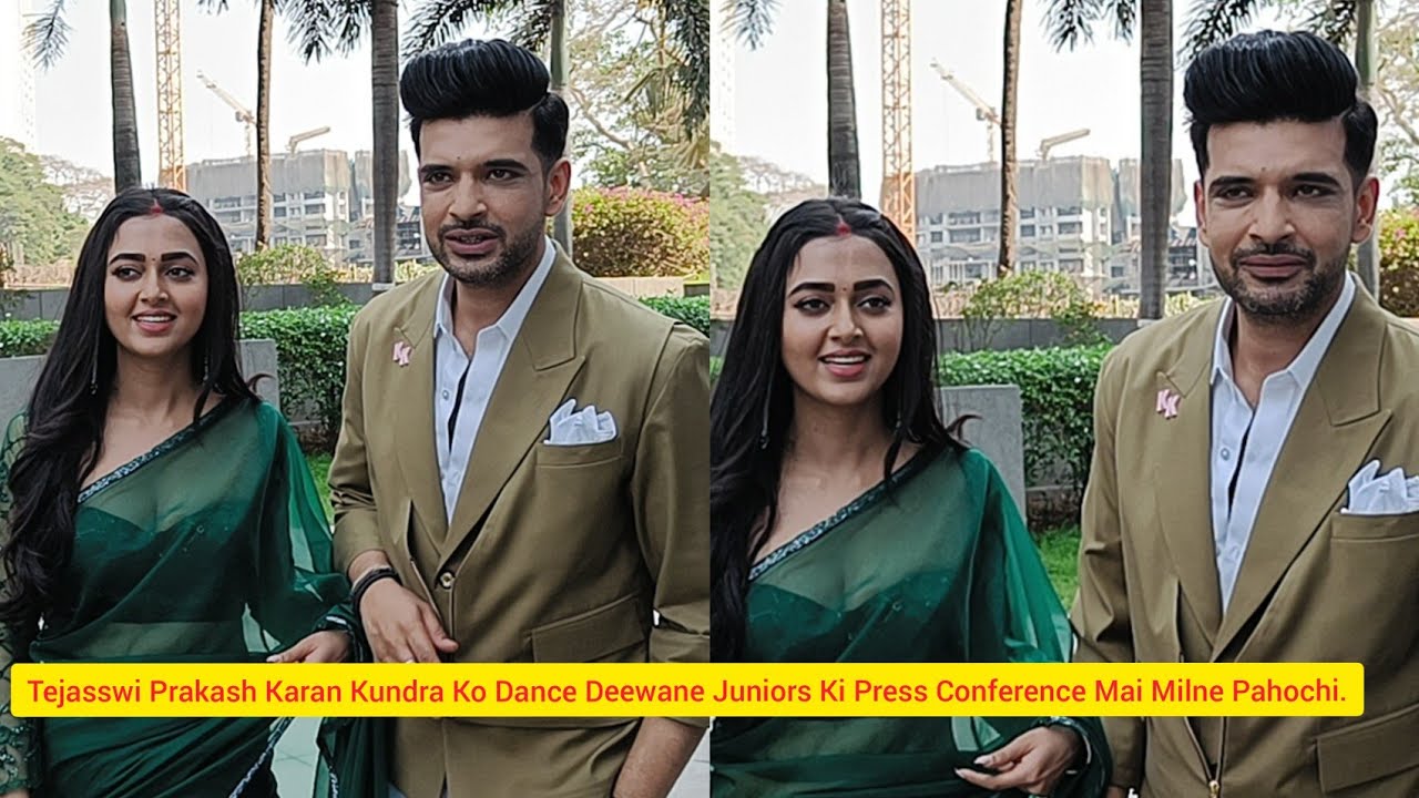 Tejasswi Prakash Karan Kundra Ko Dance Deewane Juniors Ki Press Conference Mai Milne Pahochi