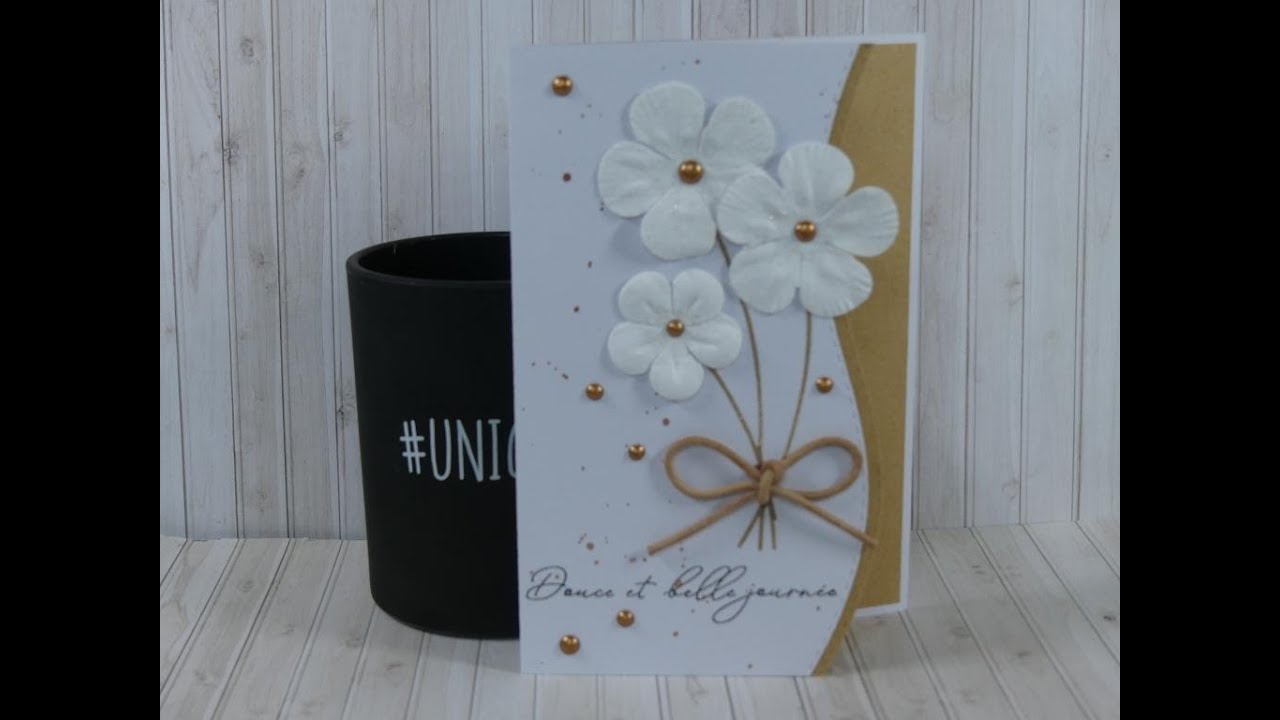 [TUTO CARTERIE #78] Du kraft et du blanc pour un mariage qui n'a pas d'âge