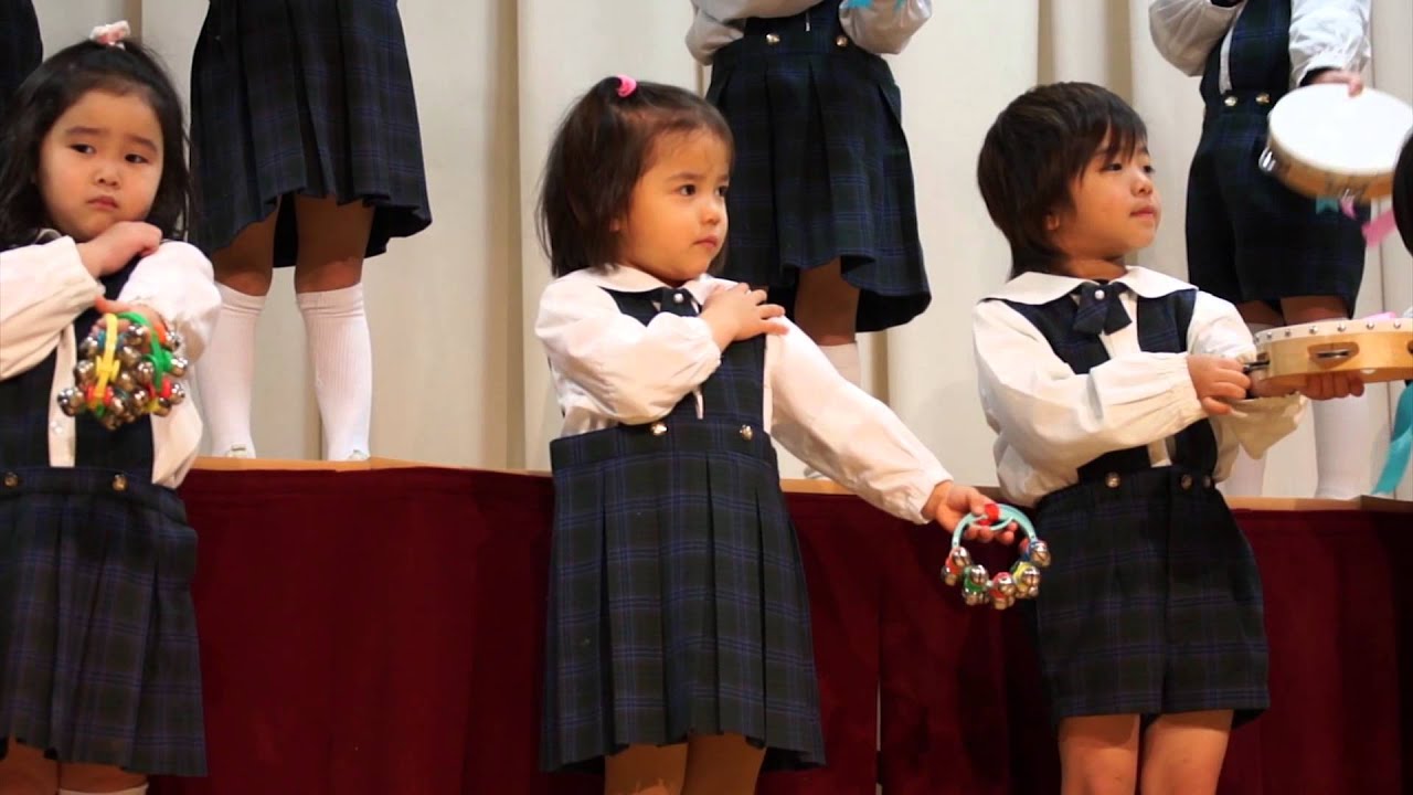 幼稚園 年少 生活発表会 うた / kindergarten youth group's music recital in Japan