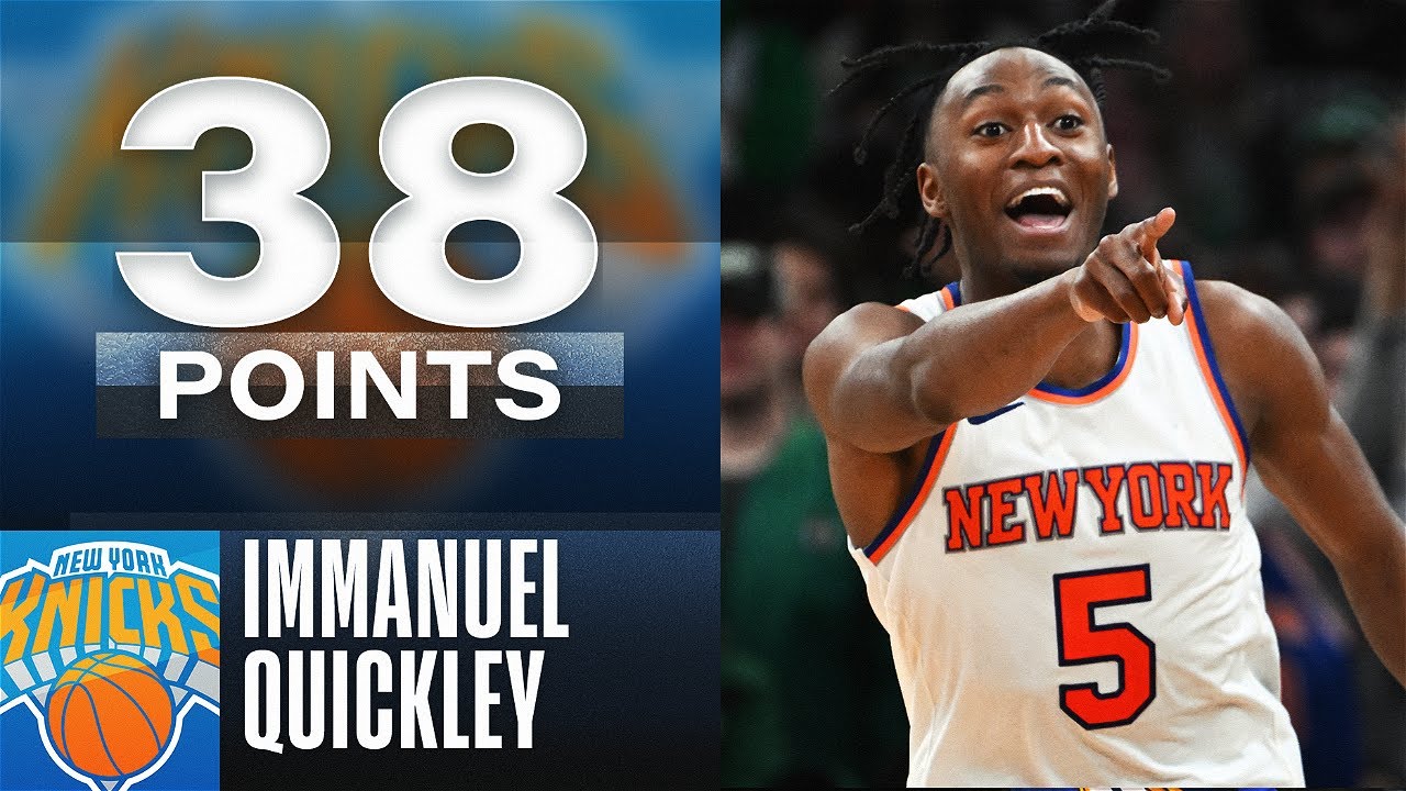 Immanuel Quickley Scores CAREER-HIGH 38 Points In Knicks W! | March 5, 2023