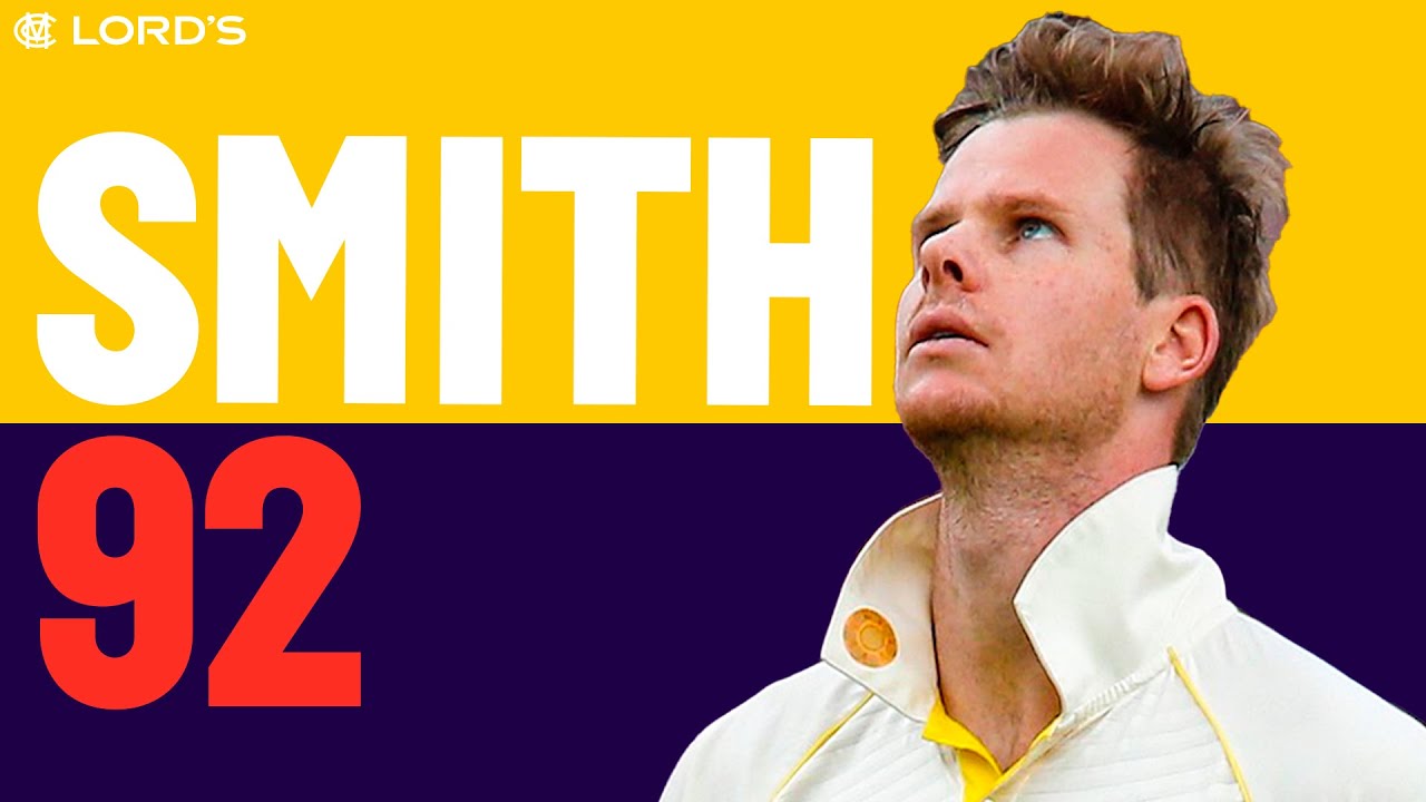 Brave Innings! | Steve Smith Hits Courageous 92 at Lord's | The Ashes 2019 | England vs Australia