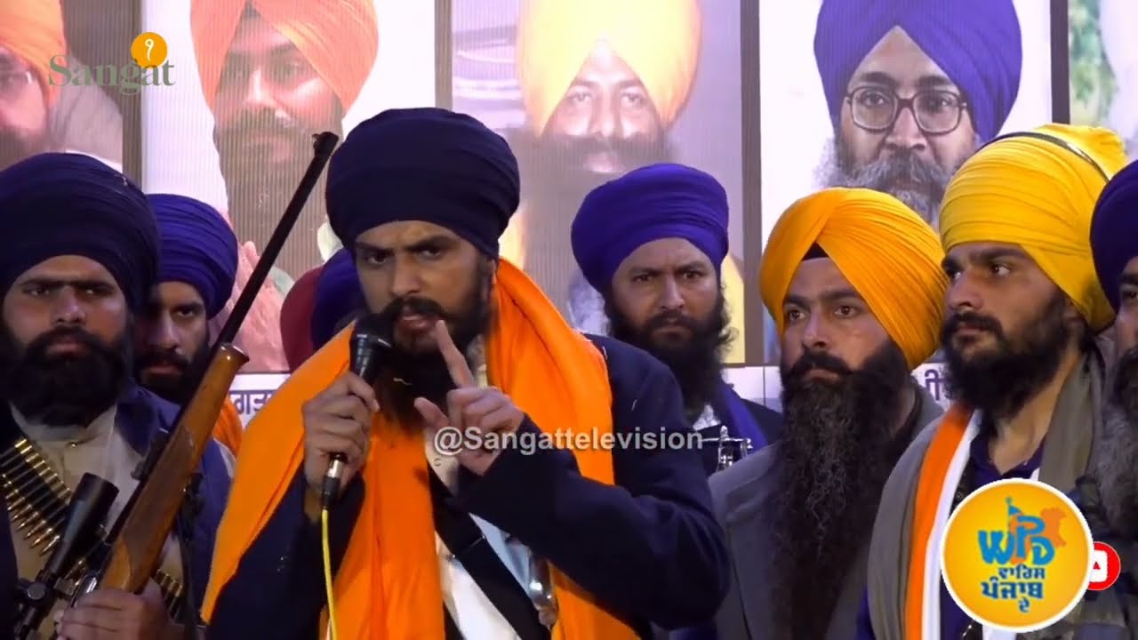 Bhai Amritpal Singh at Mohali Panthic Morcha